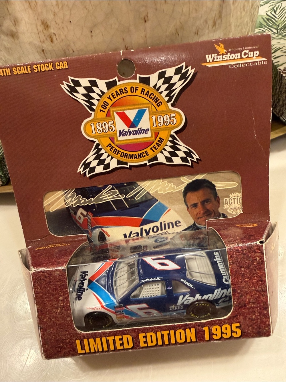 Vintage valvoline Toy Race Car - Blue Limited Edition 1995